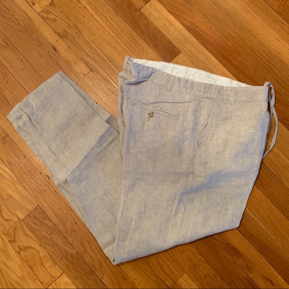 mens linen trousers h&m